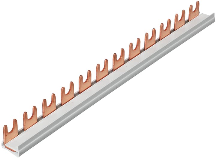 Image of Hager Stift-Phasenschiene, isoliert, 63A für Automaten 1P Verteilerzubehör