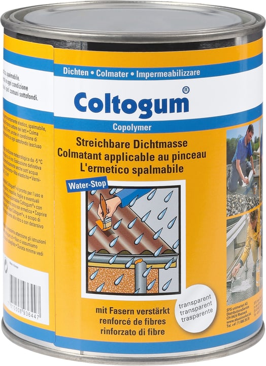 Image of Coltogum Streichbare Dichtmasse transp. 1l bei Do it + Garden von Migros