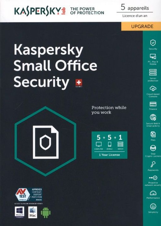 Kaspersky Small Office Security Upgrade Kaspersky Small Office Security Upgrade 785300121542 Photo no. 1