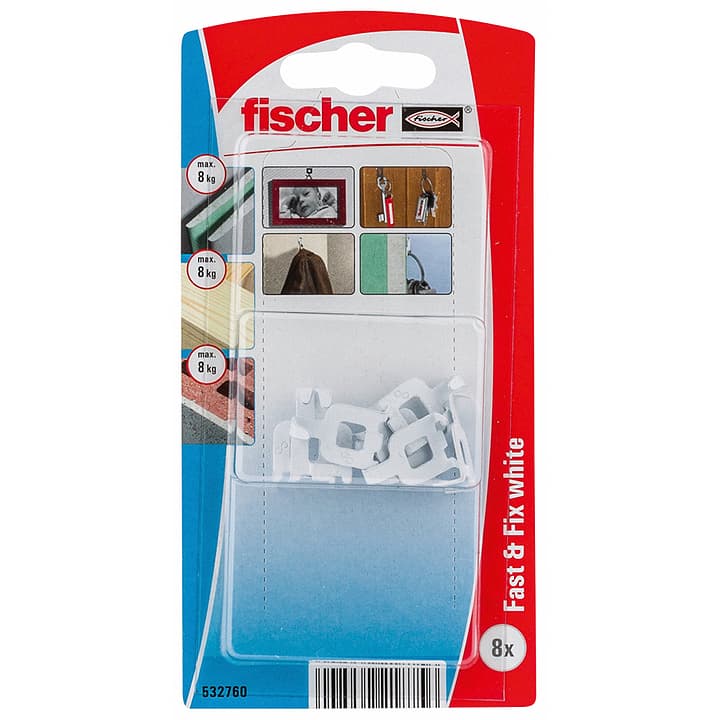 Image of fischer Fast&Fix weiss Haken bei Do it + Garden von Migros