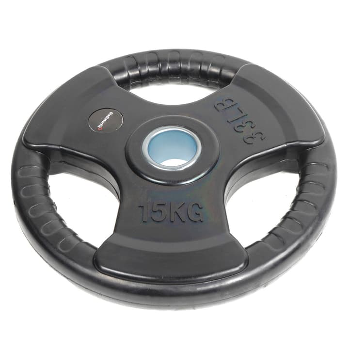 Image of GladiatorFit Scheibe mit gummierten Griffen Ø 51mm : 15 KG Gewichtsscheibe