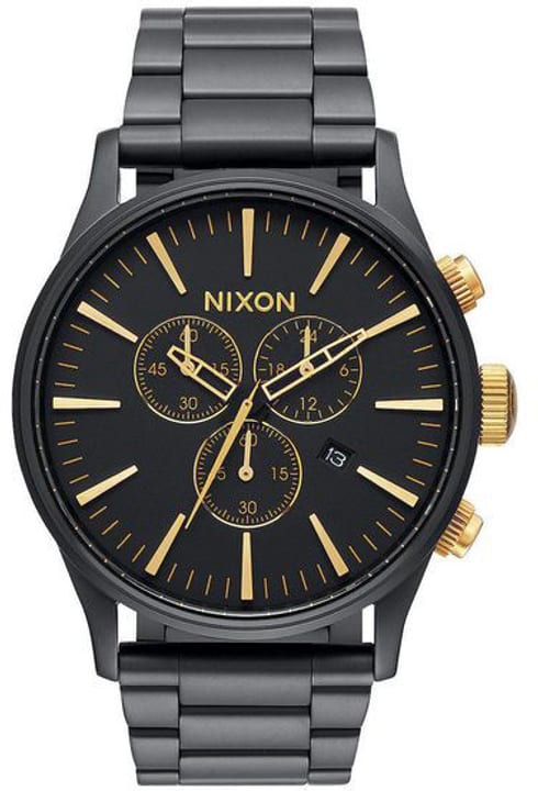 Nixon Sentry Chrono Matte Black Gold 42 mm Orologio da polso Sentry Chrono Matte Black Gold 42 mm Orologio da polso Nixon 785300137036 N. figura 1
