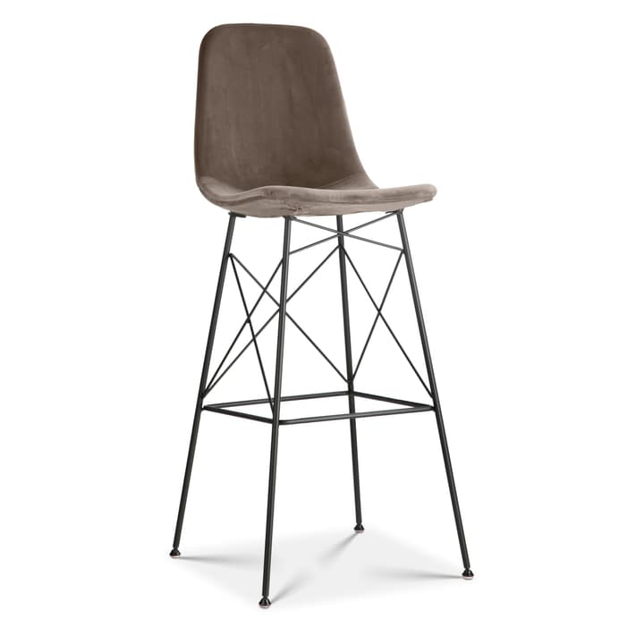 SEDIA Tabouret de bar SEDIA Tabouret de bar 366190200000 Dimensions L: 47.0 cm x P: 48.0 cm x H: 119.0 cm Couleur Gris Photo no. 1
