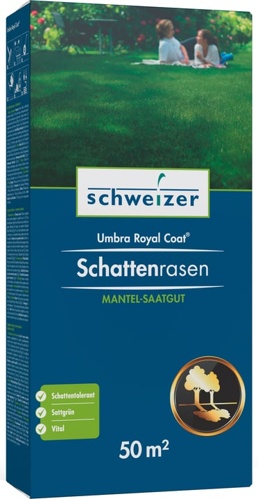 Image of Eric Schweizer Schattenrasen - Umbra Royal Coat 50 m² Rasensamen