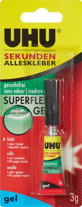 Image of Uhu Sekunden Alleskleber geruchsfrei Superflex Sekundenkleber