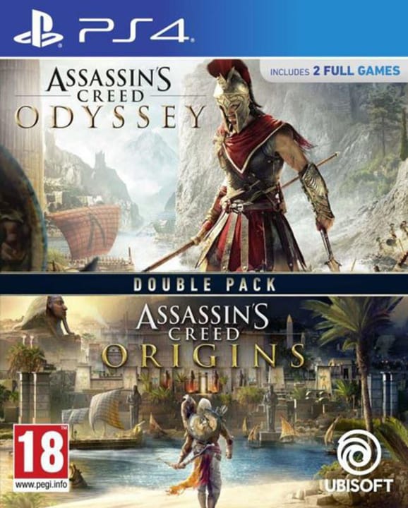 PS4 - Assassin's Creed Odyssey + Assassin's Creed Origins - Double Pack Box PS4 - Assassin's Creed Odyssey + Assassin's Creed Origins - Double Pack Box 785300146502 N. figura 1