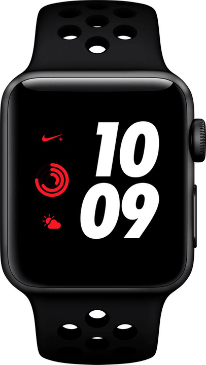 Apple Watch Nike+ Series 3 GPS 38mm Space Grey Aluminium Case Anthracite Black Nike Sport Band Smartwatch Watch Nike+ Series 3 GPS 38mm Space Grey Aluminium Case Anthracite Black Nike Sport Band Smartwatch Apple 785300139128 Bild Nr. 1