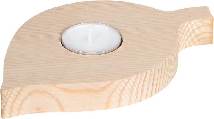 Legna Creativa Foglia di legno con candela Foglia di legno con candela Legna Creativa 664987200000 N. figura 1