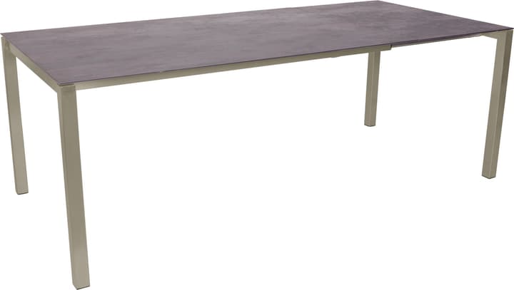 Image of M-Giardino KANO, 150/210 cm, Gestell Polar Silber, Platte Keramik Gartentisch bei Do it + Garden von Migros