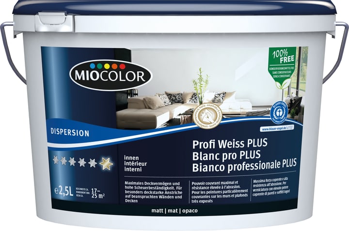 Image of Miocolor Profi PLUS Weiss 2.5 l Dispersion bei Do it + Garden von Migros