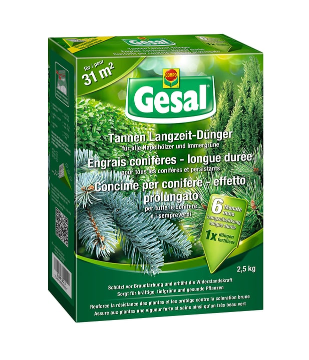 Image of Compo Gesal Tannen Langzeit-Dünger, 2,5 kg Feststoffdünger bei Do it + Garden von Migros