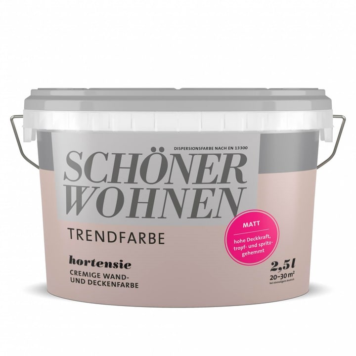 Image of Schöner Wohnen Trendfarbe Matt Hortensie 2.5 l Wandfarbe bei Do it + Garden von Migros