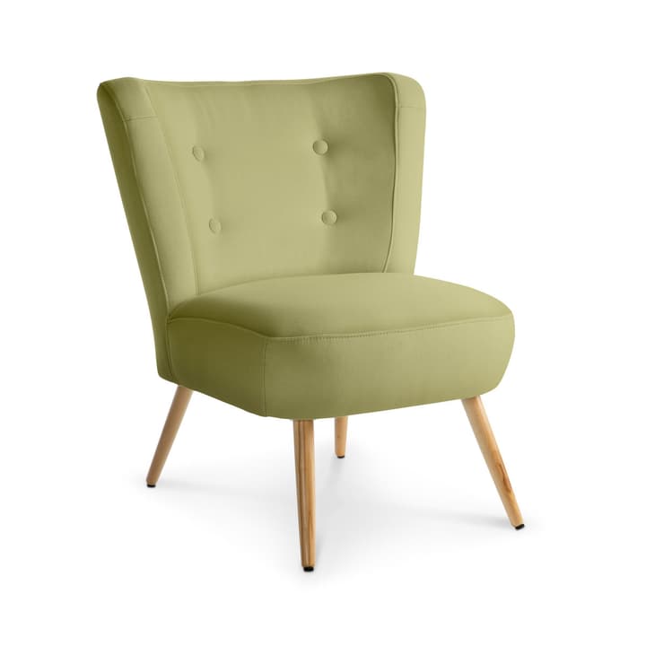 NEELE II Fauteuil NEELE II Fauteuil 360039588406 Dimensions L: 72.0 cm x P: 67.0 cm x H: 80.0 cm Couleur Vert clair Photo no. 1