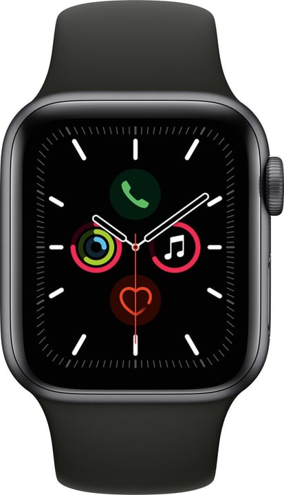 Apple Watch Series 5 GPS 40mm space gray Aluminium Black Sport Band Smartwatch Watch Series 5 GPS 40mm space gray Aluminium Black Sport Band Smartwatch Apple 798710300000 N. figura 1