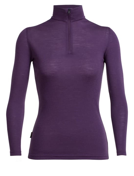 Icebreaker Everyday LS Half Zip Maglia a maniche lunghe da donna Everyday LS Half Zip Maglia a maniche lunghe da donna Icebreaker 477045900228 Colore melanzana Taglie XS N. figura 1