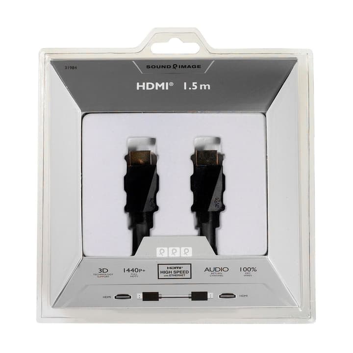 Vivanco Sound & Image HighSpeed HDMI-Kabel mit Ethernet (1.5m) Video Kabel Sound & Image HighSpeed HDMI-Kabel mit Ethernet (1.5m) Video Kabel Vivanco 770787400000 Bild Nr. 1