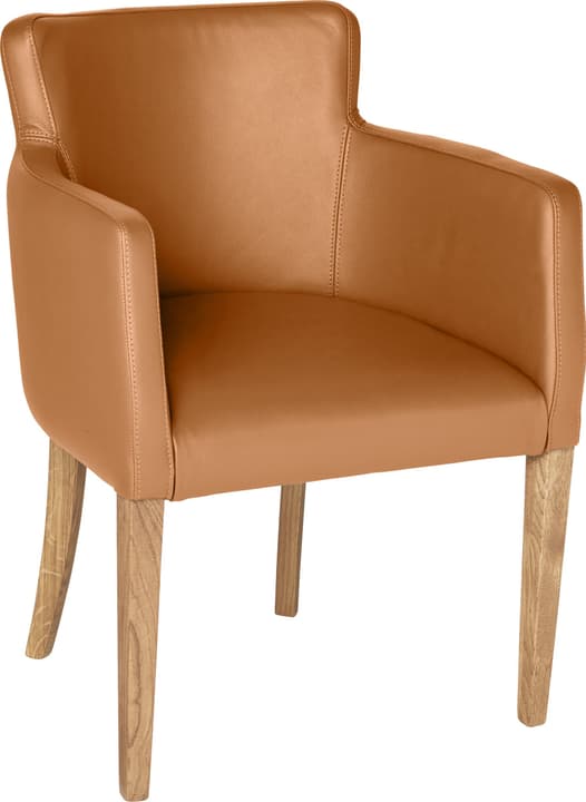 MORISANO Stuhl MORISANO Stuhl 402358300055 Grösse B: 56.0 cm x T: 46.0 cm x H: 79.0 cm Farbe Cognac Bild Nr. 1