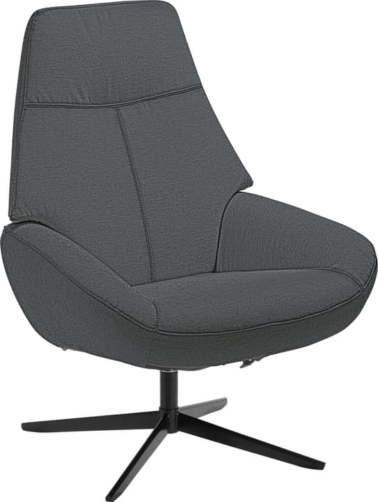 ARNOLD Fauteuil ARNOLD Fauteuil 402453907083 Dimensions L: 78.0 cm x P: 89.0 cm x H: 97.0 cm Couleur Gris foncé Photo no. 1