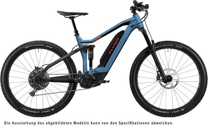 FLYER Uproc4 6.50 27.5" E-Mountainbike Uproc4 6.50 27.5" E-Mountainbike FLYER 463368700547 Farbe denim Rahmengrösse L Bild Nr. 1