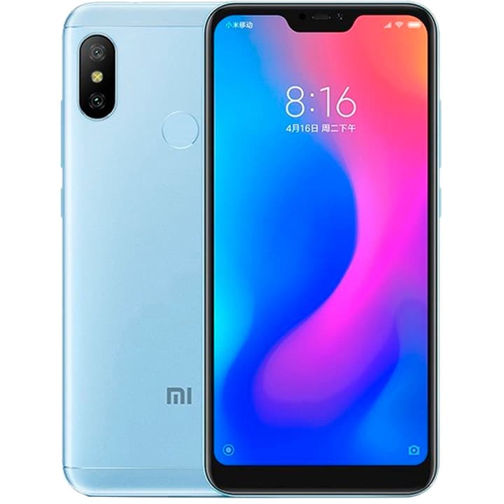 xiaomi Mi A2 Lite Dual SIM 64GB bleu Smartphone Mi A2 Lite Dual SIM 64GB bleu Smartphone xiaomi 785300138767 Photo no. 1