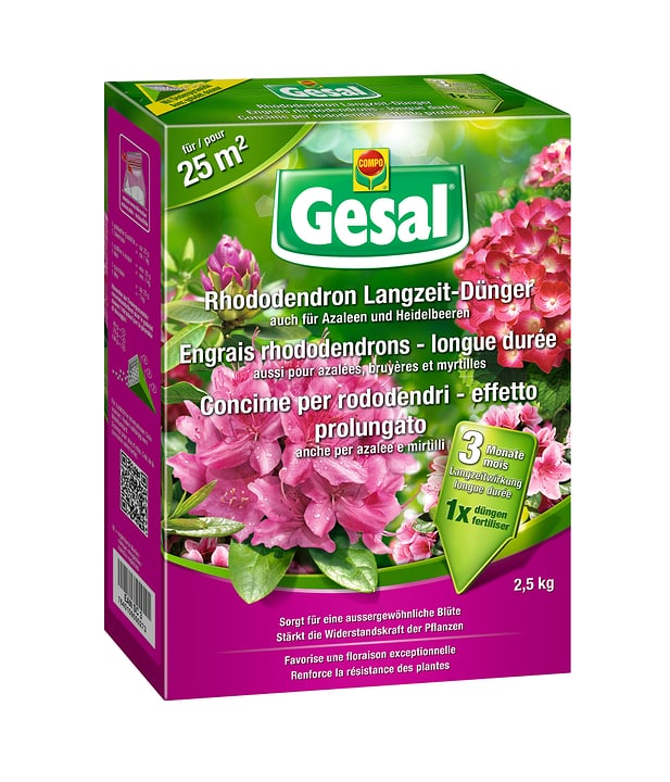 Image of Compo Gesal Rhododendron Langzeit-Dünger, 2,5 kg Feststoffdünger bei Do it + Garden von Migros