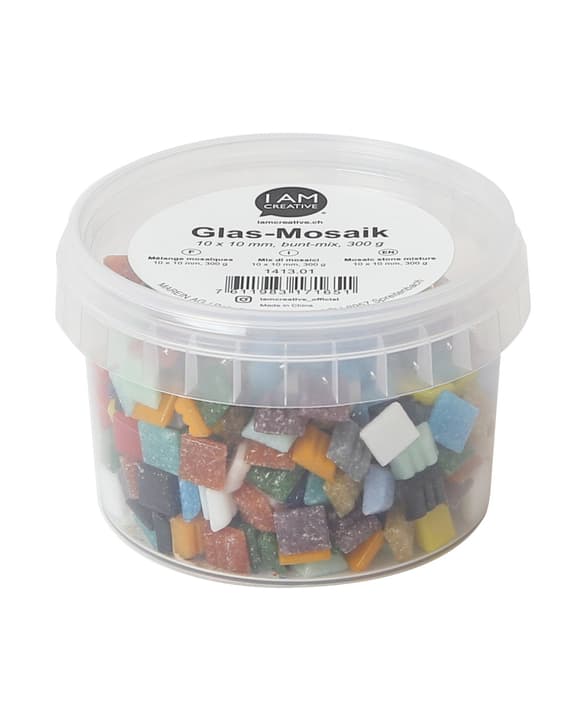 Image of I AM CREATIVE Glas-Mosaik Bunt Mix, 1 x cm Mosaiksteine bei Do it + Garden von Migros