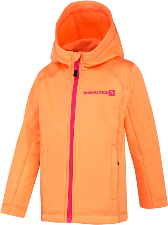 Image of Trevolution Powerstretchjacke Fleecejacke hellorange
