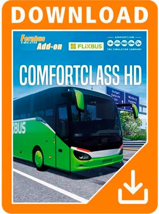 PC - Der Fernbus Sim. - AddOn Comfort Class HD D Box PC - Der Fernbus Sim. - AddOn Comfort Class HD D Box 785300141820 Photo no. 1