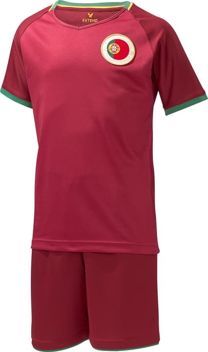 Extend Set de supporter de foot pour enfants Portugal Set de supporter de foot pour enfants Portugal Extend 464559109988 Couleur bordeaux Taille 98/104 Photo no. 1