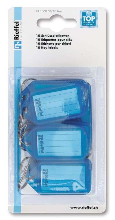 Image of Rieffel Etiketten blau, 10 Stk. Schlüsselanhänger bei Do it + Garden von Migros