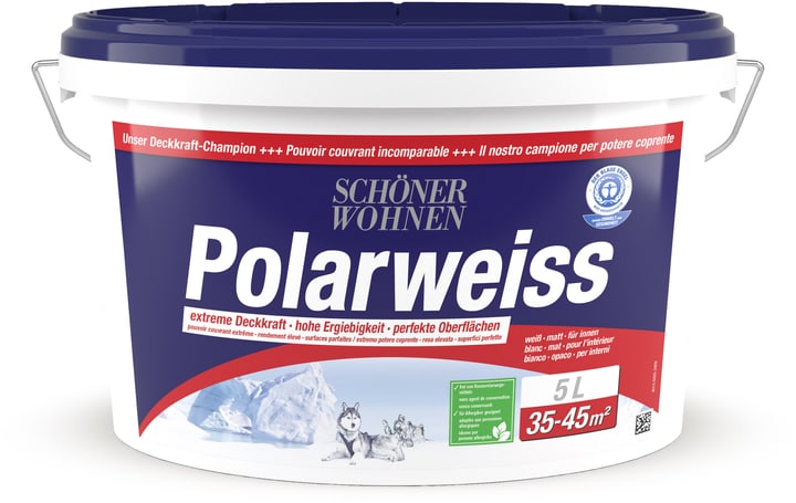 Image of Schöner Wohnen Dispersion Polarweiss Weiss 5 l