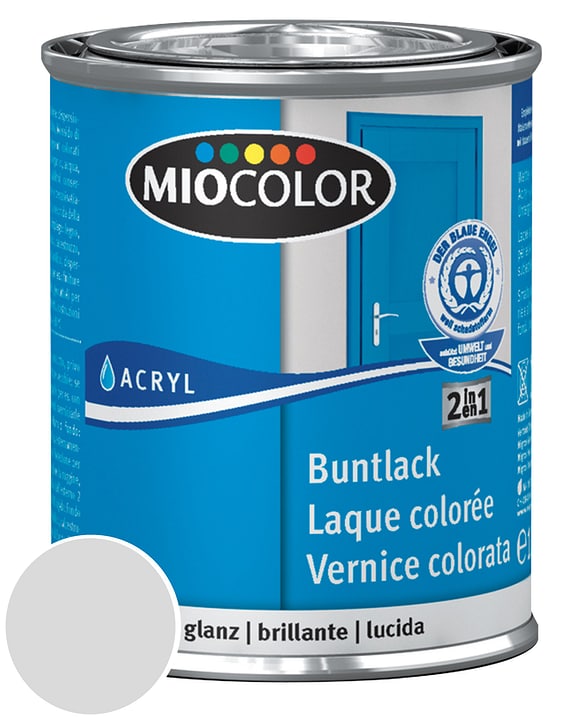 Image of Miocolor Acryl Buntlack glanz Lichtgrau 125 ml bei Do it + Garden von Migros