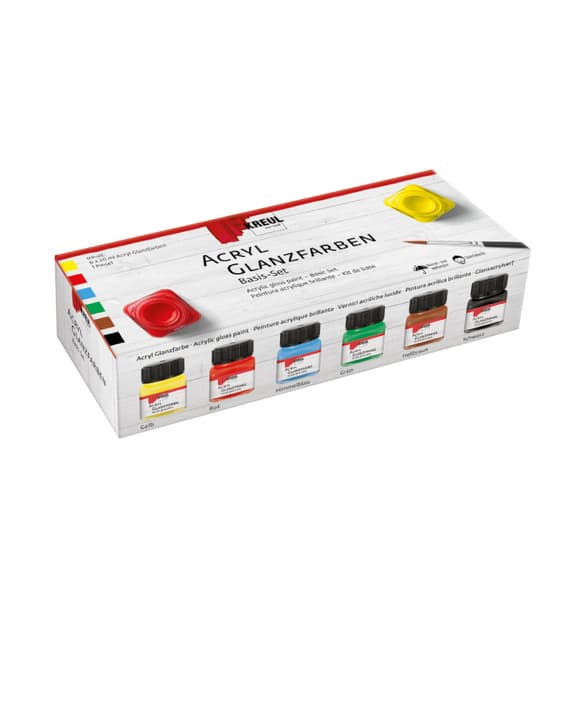 Image of C.Kreul Creativ-Set Glanzlack, 6 x 20ml Acrylfarben Set