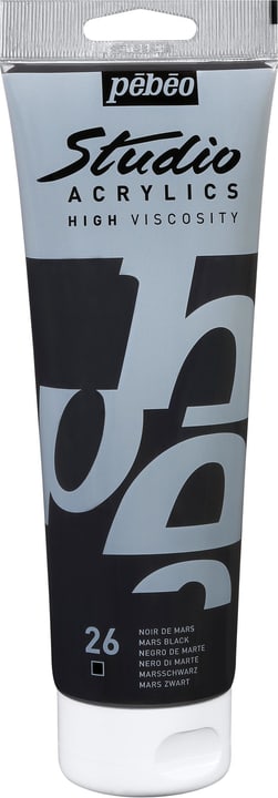 Pebeo Pébéo Acrylic High Viscosity Pébéo Acrylic High Viscosity Pebeo 663509496926 Colore Nero di Marte N. figura 1