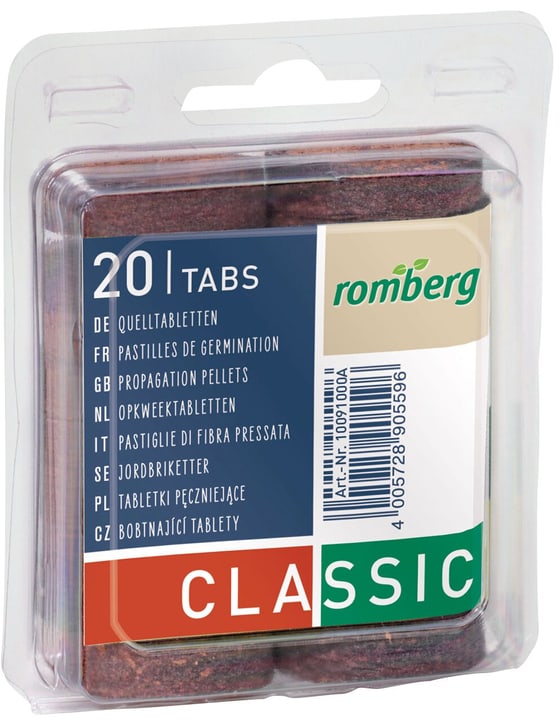 Image of Romberg Kokos-Quelltabletten, 20 Stück Kokos-Quelltabletten