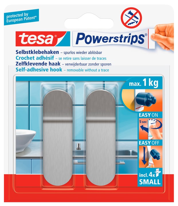 Image of Tesa Powerstrips Metall-Haken small Klebehaken bei Do it + Garden von Migros