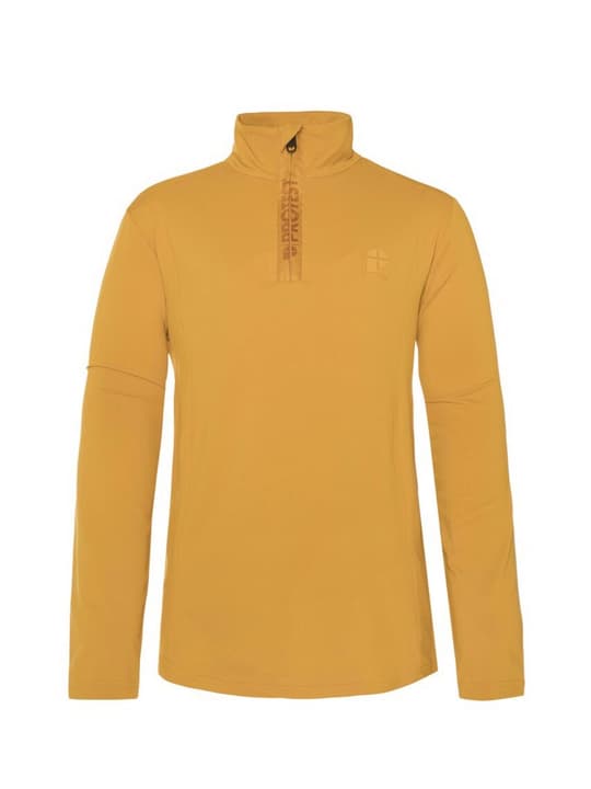 Image of Protest Willowy JR 1/4 zip top Pullover dunkelgelb