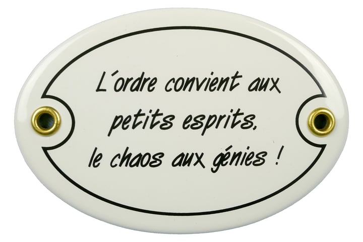 Image of Emailschild L'ordre convient aux petits bei Do it + Garden von Migros