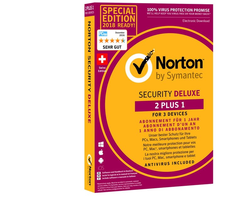 Norton PC/Mac/Android/iOS - Security Deluxe 3.0 Physique (Box) PC/Mac/Android/iOS - Security Deluxe 3.0 Physique (Box) Norton 785300129979 Photo no. 1