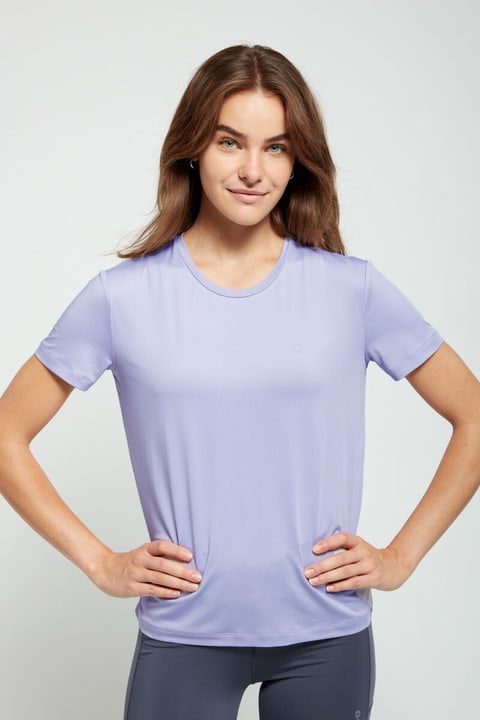 Image of Perform W Shirt SS mesh inserts Fitnessshirt lila