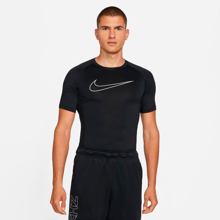 Image of Nike Pro Dri-FIT Tight Fit Top T-Shirt schwarz