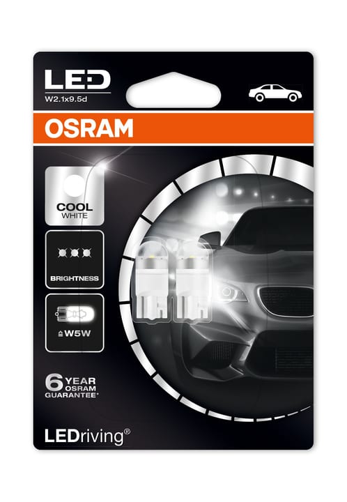 Image of Osram LED Retrofit W5W kaltweiss 6000K Autolampe bei Do it + Garden von Migros