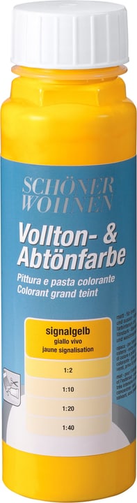 Image of Schöner Wohnen Vollton- und Abtönfarbe Signalgelb 250 ml
