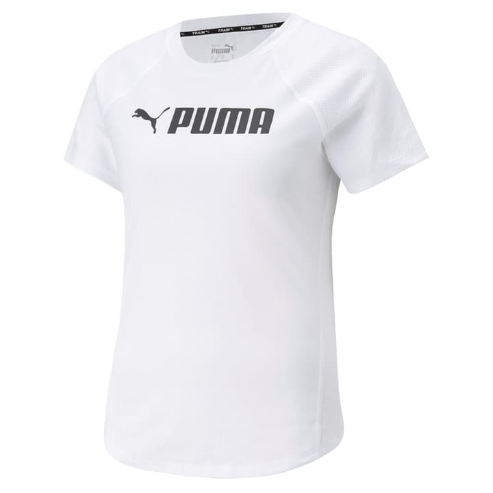 Image of Puma W Fit Logo Tee Fitnessshirt weiss bei Migros SportXX