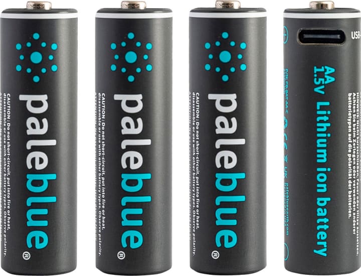 Pale Blue Battery AA USBC 4pcs Akku Batterie kaufen bei melectronics.ch