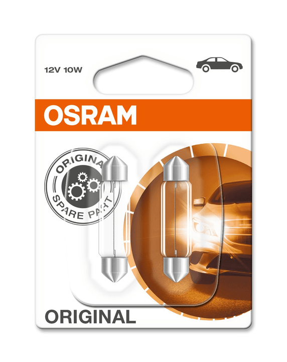 Image of Osram Original C10W 2 Stk. Autolampe