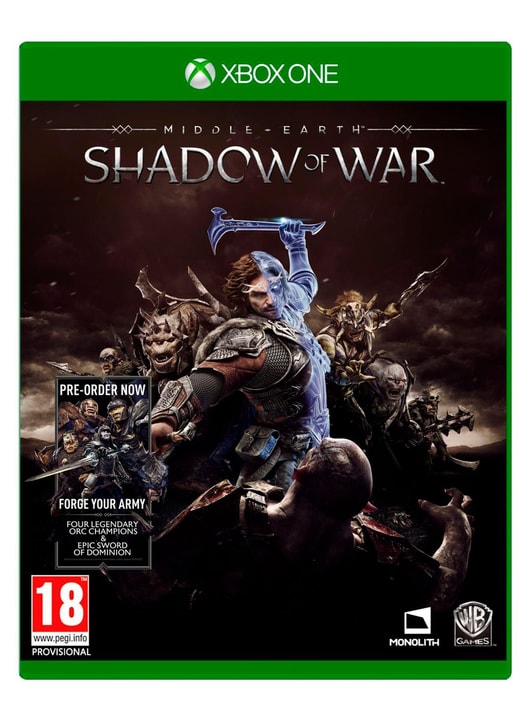 Xbox One - Middle-Earth Shadow of War Xbox One - Middle-Earth Shadow of War 785300122357 Photo no. 1