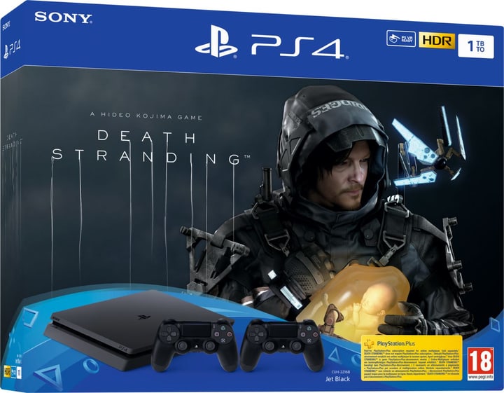 Sony PlayStation 4 1TB + 2 Dualshock4 + Death Stranding Bundle PlayStation 4 1TB + 2 Dualshock4 + Death Stranding Bundle Sony 785444700000 Bild Nr. 1