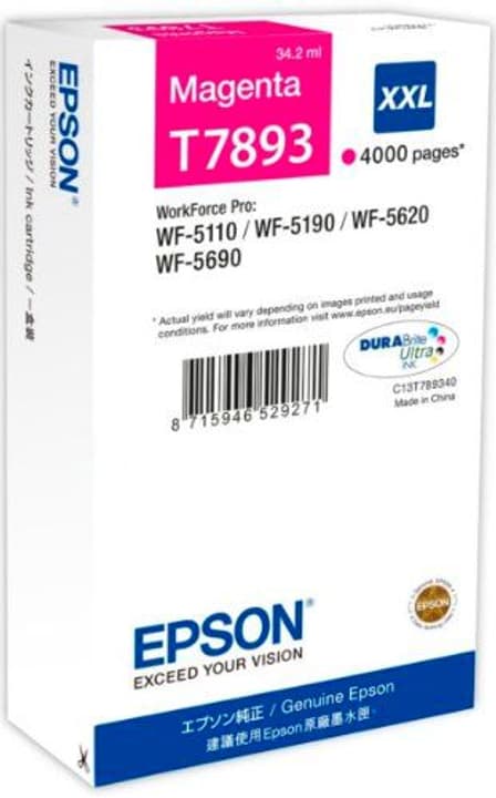 Epson T789340 magenta Cartouche d'encre T789340 magenta Cartouche d'encre Epson 795849400000 Photo no. 1