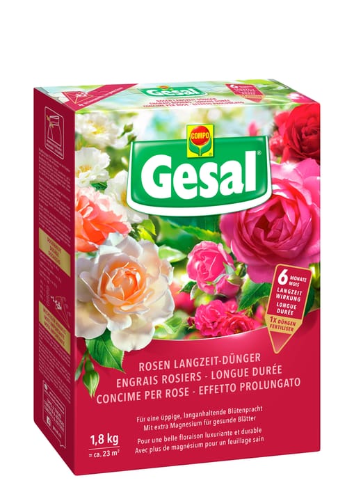 Compo Gesal Concime per rododendri e ortensie - effeto prolungato, 1,8 kg